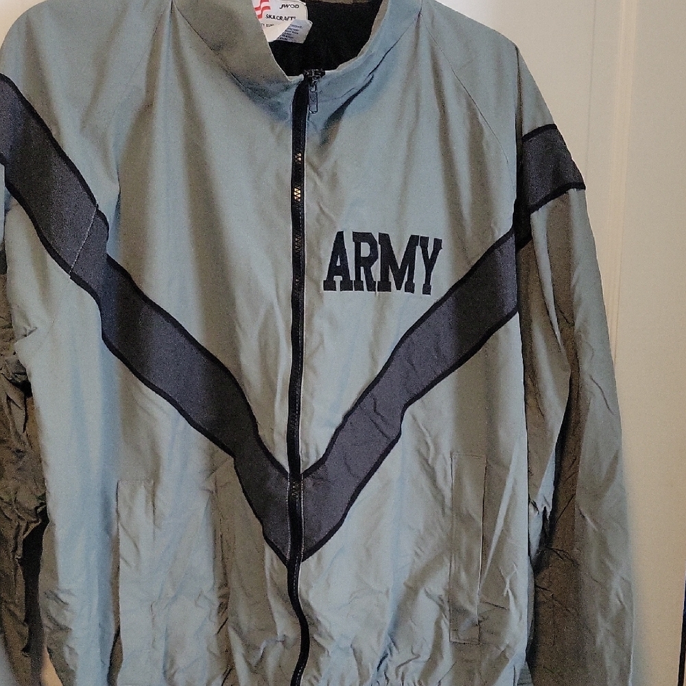 Men's Army Jacket - Gray and Black